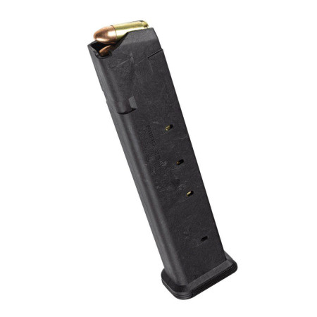 Полимерный магазин Magpul на 27 патронов 9x19 mm. для GLOCK GL9. PMAG 27 Цвет: Черный, MAG662