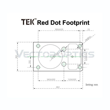 Коліматорний приціл Vector Optics Frenzy 1x17x24 Red Dot Sight - 3 MOA - Picatinny / Weaver - SCRD-19II