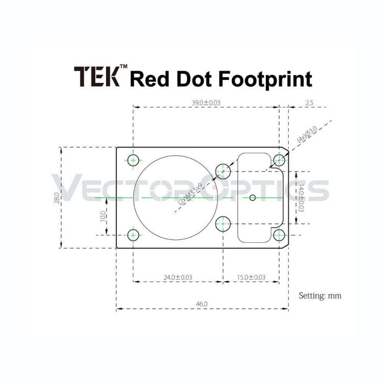 Коллиматорный прицел Vector Optics Frenzy 1x17x24 Red Dot Sight - 3 MOA - Picatinny / Weaver - SCRD-19II