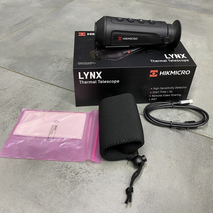 Тепловізор HikMicro Lynx Pro LE15, 15 мм, Wi-Fi, стaдиoмeтpичecĸий далекомір, відеозапис