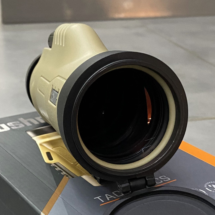 Монокуляр Bushnell Legend Ultra HD Tactical 10х42 з прицільною сіткою Mil-Hash, захищений всепогодний тактичний монокуляр