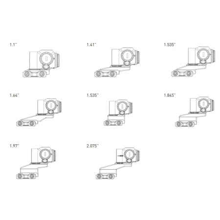 Приціл призматичний Primary Arms SLx 5X Micro Prism сітка ACSS Aurora MIL Meter. Black