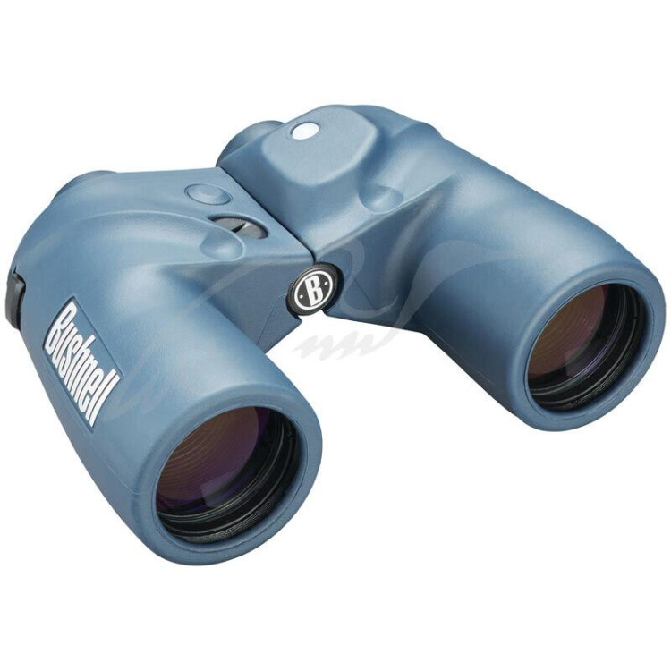 Бинокль Bushnell Marine Blue 7x50 мм с компасом и дальномерной сеткой Bushnell Marine Blue 7x50 мм с компасом