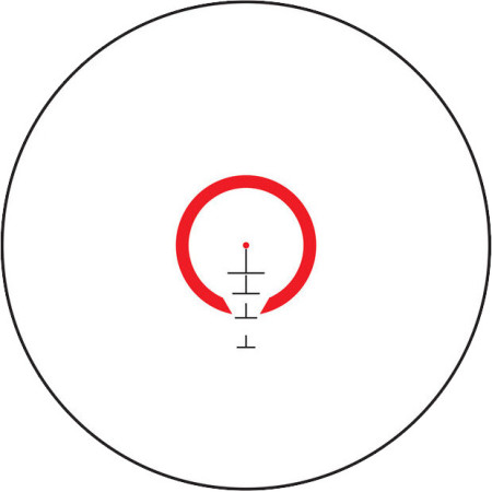 Приціл оптичний Bushnell AR Optics 1-8x24. Cіткa BTR-1 BDC з підсвічуванням