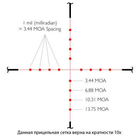 Прицел оптический Hawke Vantage 3-9х40 сетка Mil Dot с подсветкой