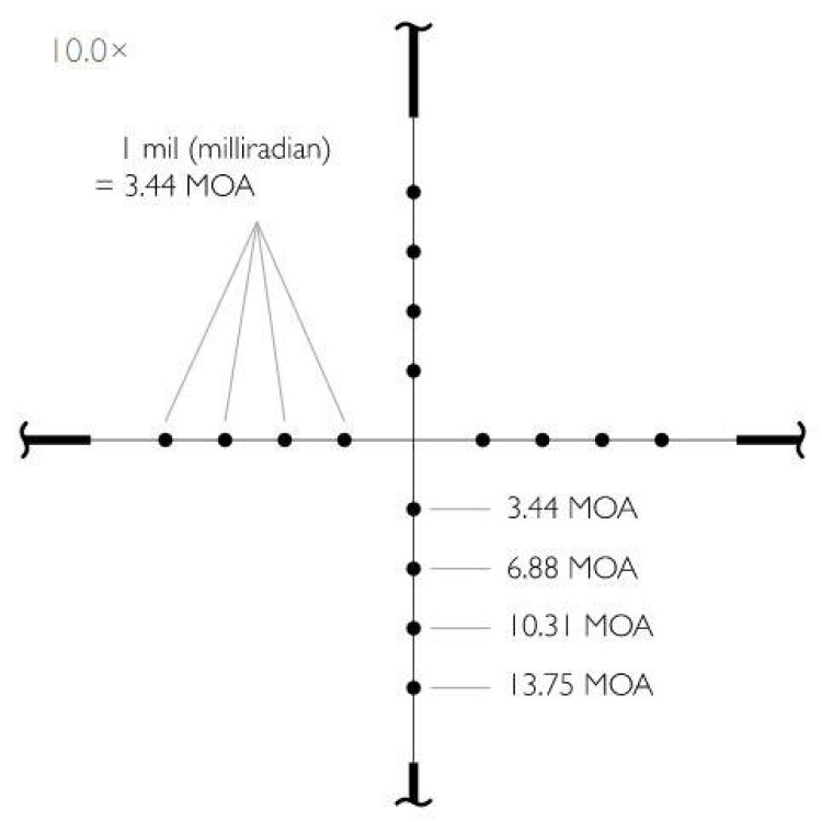 Прицел оптический Hawke Vantage 3-9x40 сетка Mil Dot