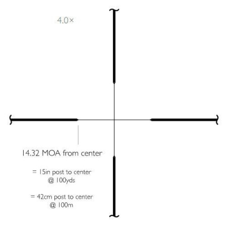 Приціл оптичний Hawke Vantage 4x32 сітка 30/30 Duplex