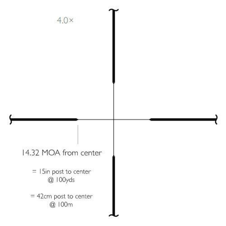 Приціл оптичний Hawke Vantage 4x32 сітка 30/30 Duplex