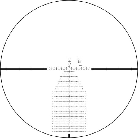 Приціл оптичний Vector Optics Continental 4-24x56 FFP. Сітка MBR з підсвічуванням