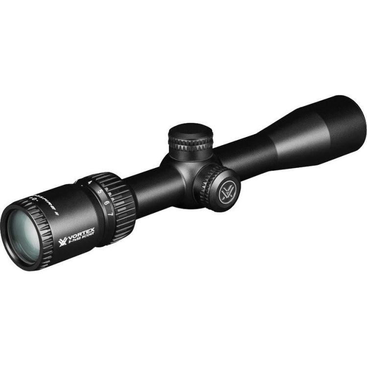 Прицел оптический Vortex Crossfire II 2-7x32 Scout Scope с сеткой V-Plex (MOA)