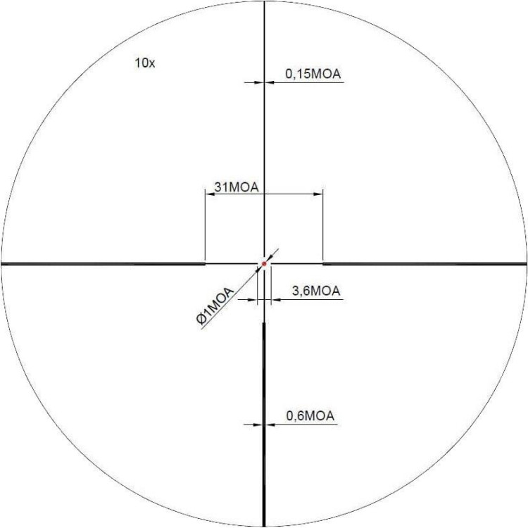 Прицел Nikko Stirling Octa 3-24x56 сетка N4 с подсветкой