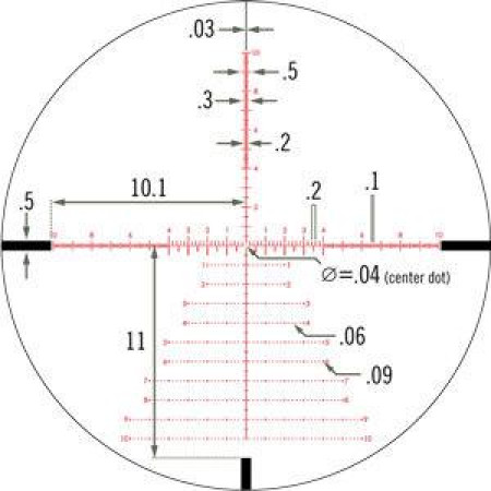 Прицел Vortex Viper PST Gen II 5-25x50 F1 сетка EBR-7C (MRAD) с подсветкой