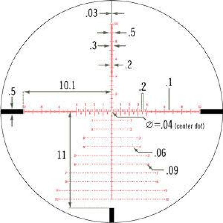 Прицел Vortex Viper PST Gen II 5-25x50 F1 сетка EBR-7C (MRAD) с подсветкой