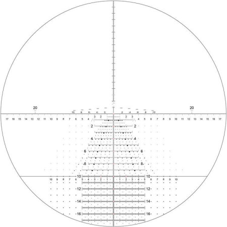 Прицел Nightforce ATACR 7-35x56 ZeroS F1 0.1Mil сетка TreMor3 с подсветкой. Dark Earth