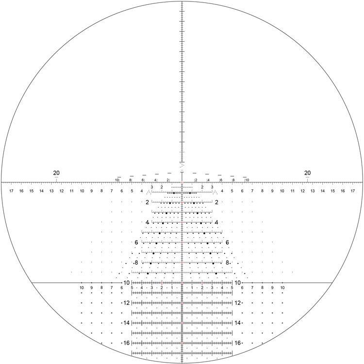 Прицел Nightforce ATACR 7-35x56 ZeroS F1 0.1Mil сетка TreMor3 с подсветкой. Dark Earth