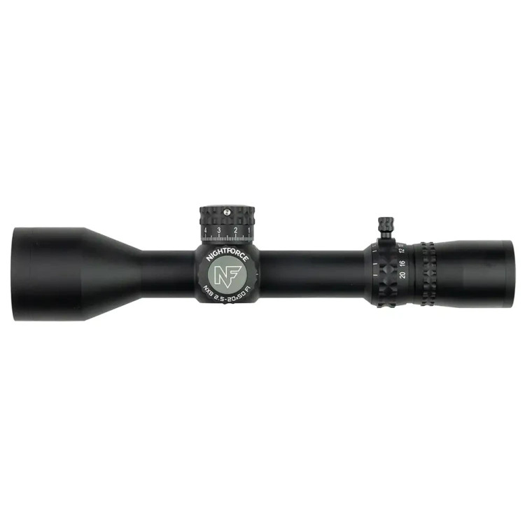 Приціл Nightforce NX8 2.5-20x50 F1 ZeroS Dig PTL. Сітка Mil-C з підсвіткою