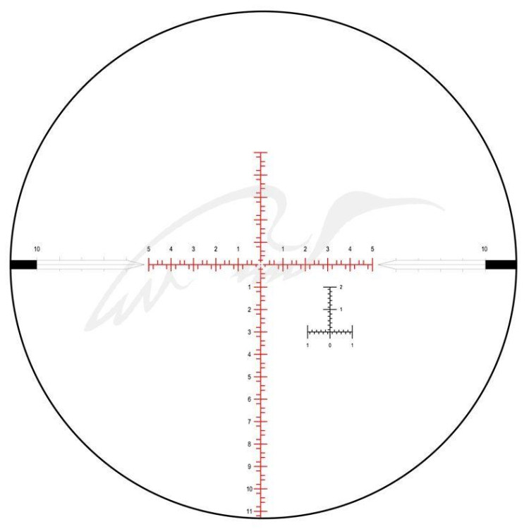 Приціл Nightforce NX8 2.5-20x50 F1 ZeroS Dig PTL. Сітка Mil-C з підсвіткою