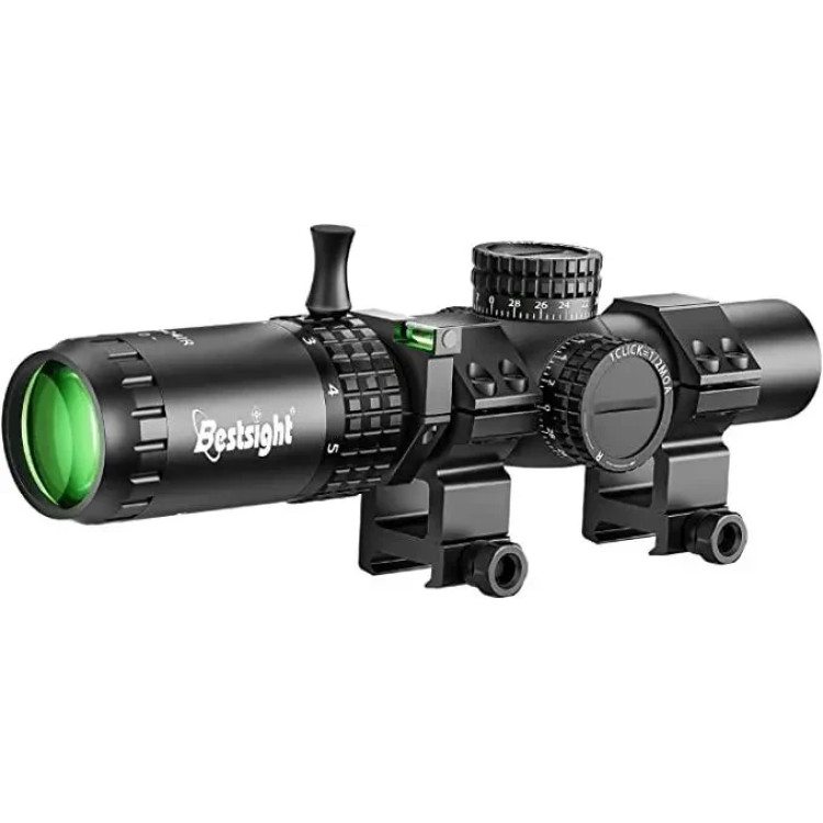 Оптичний приціл BESTSIGHT 1-5X24 з підсвіткою АК-74/АР15