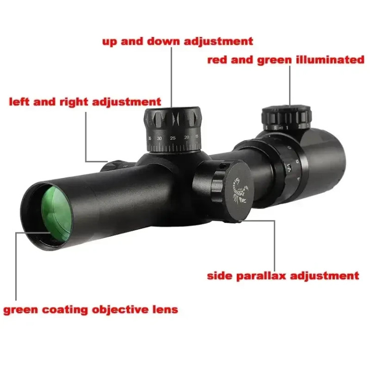 Снайперський оптичний приціл Bestsight 2.5-8x24 на АК АР