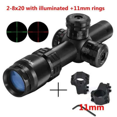 Оптический прицел Bestsight 2-8x20IR с подсветкой на АК