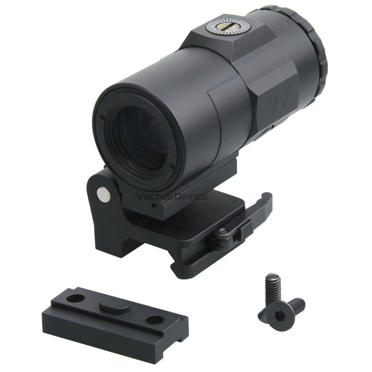 Збільшувач Vector Optics Maverick-IV 3x22mm Magnifier Mini для коліматорних прицілів (SCMF-41)