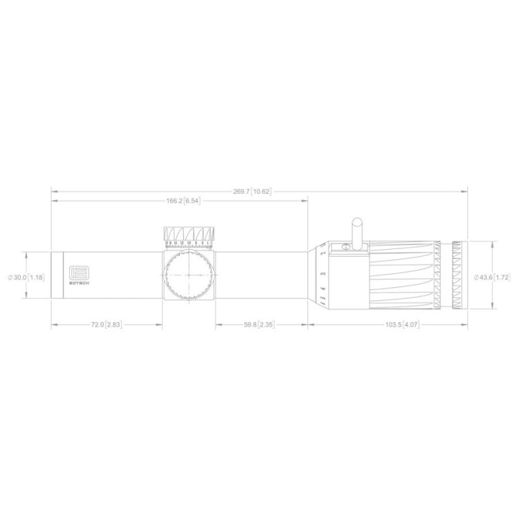 Оптический прицел EOTech Vudu 1-6x24 FFP SR1