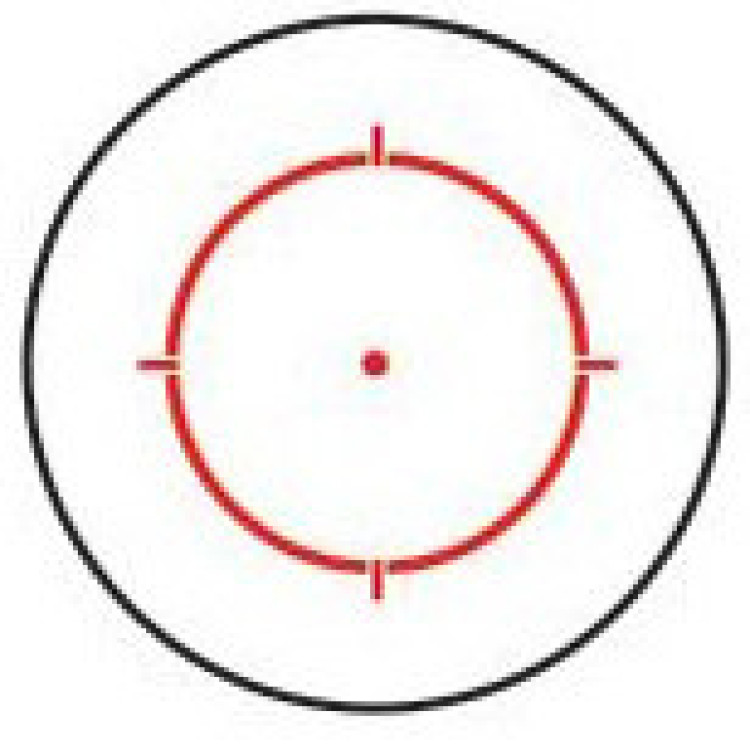 Приціл коліматора Sig Sauer Optics Romeo 4H 1x20mm 2 MOA Ballistic Circle Dot (SOR43011)