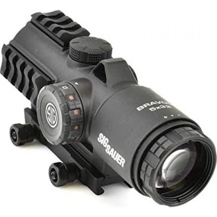 Приціл оптичний SIG Sauer Optics Bravo5 Battle Sight, 5x32mm horseshoe dot illum reticle.