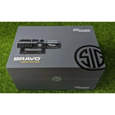 Прицел оптический SIG Sauer Optics Bravo3 Battle Sight, 3x24mm horseshoe dot illum reticle.