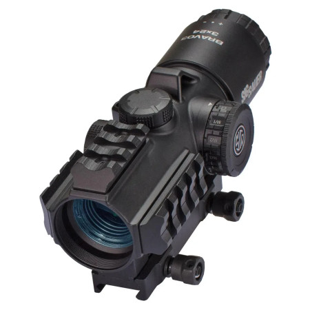 Прицел оптический SIG Sauer Optics Bravo3 Battle Sight, 3x24mm horseshoe dot illum reticle.