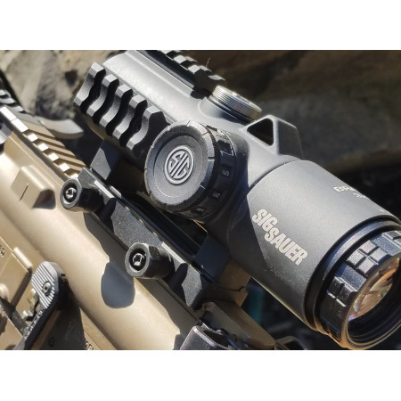 Прицел оптический SIG Sauer Optics Bravo3 Battle Sight, 3x24mm horseshoe dot illum reticle.