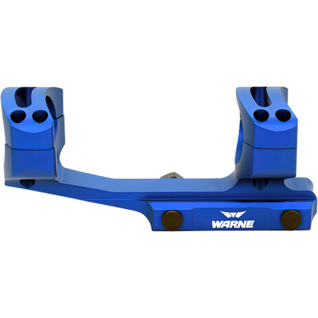 Крепление-моноблок Warne X-Skeleton Mount. d - 30 мм. Ultra High. Weaver/Picatinny. Синий