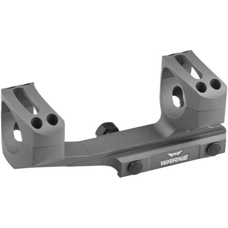 Крепление-моноблок Warne X-Skeleton Mount. d - 30 мм. Ultra High. Weaver/Picatinny. Серый