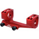 Крепление-моноблок Warne X-Skeleton Mount. d - 30 мм. Ultra High. Weaver/Picatinny. Красный