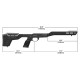 Ложе MDT HNT-26 для Remington 700 SA Black