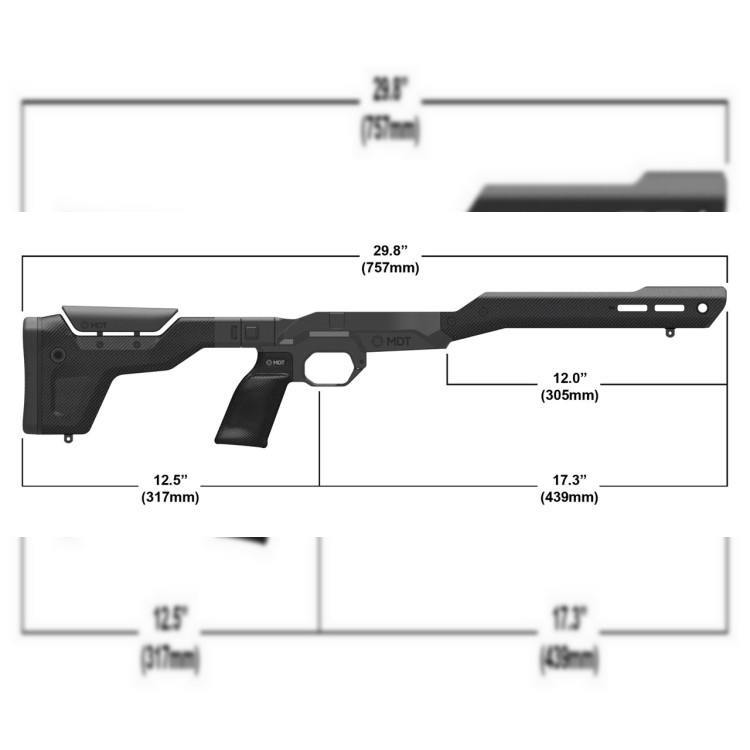 Ложе MDT HNT-26 для Savage SA Black