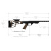 Шасси MDT LSS для Remington 700 LA Black