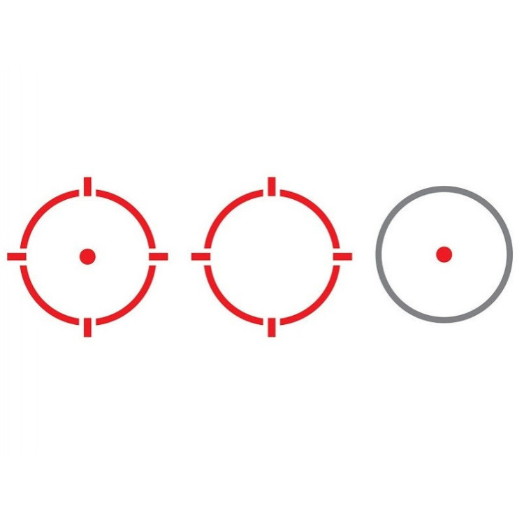 Приціл коліматорний Holosun HE512T-RD точка 2 MOA + коло 65 МОА