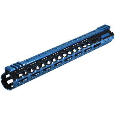 Цевье Leapers UTG PRO Ultra Slim15" для AR15. M-LOK. Black/Blue