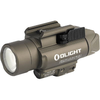 Ліхтар з ЛЦВ Olight Baldr Pro Desert Tan. Зелений ЛЦВ