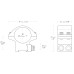 Кольца Hawke Match Mount. d - 25.4 мм. Low. "Ласточкин хвост"