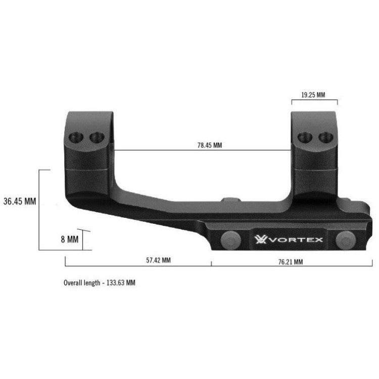 Моноблок Vortex Viper Extended Cantilever. d - 34 мм. Hight. Weaver/Picatinny