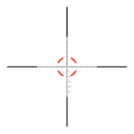 Прицел оптический TRIJICON Credo 1-8x28 Red/Green MRAD Segmented Circle