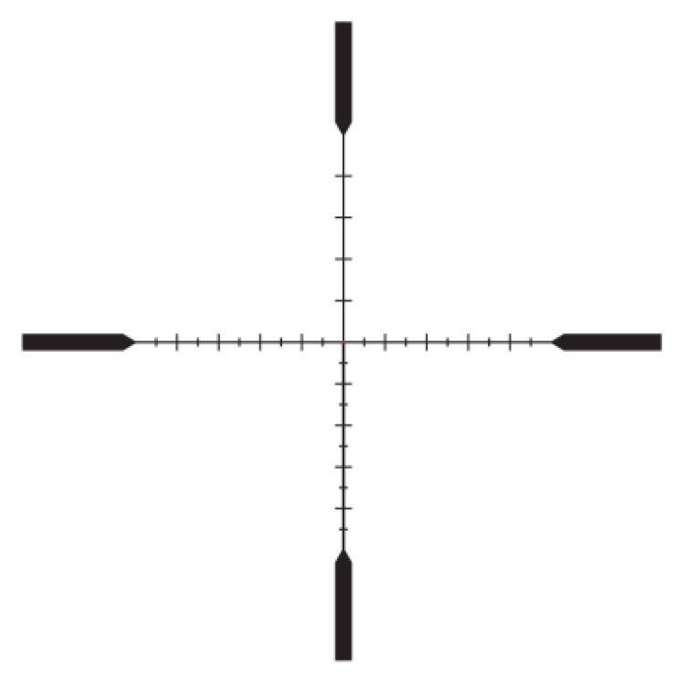 Прицел оптический TRIJICON Tenmile 4-24x50 MRAD Ranging Crosshair SFP Red