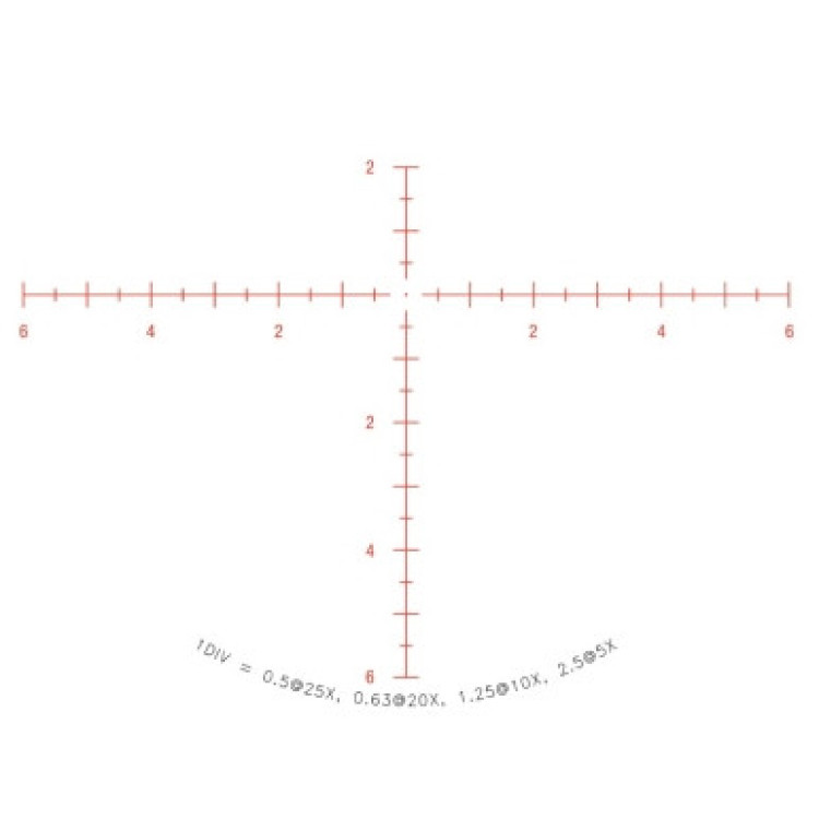 Прицел оптический TRIJICON Tenmile 5-25x50 MRAD Crosshair SFP Red