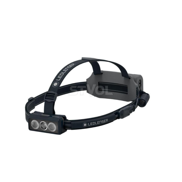 Налобный фонарь LedLenser NEO 9R Black, заряжаемый, 1200/600/200/20/20