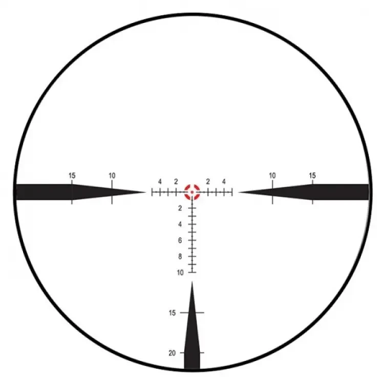 Приціл Nightforce NX8 1-8x24 F1 ZeroS 0.2 сітка Mil FC-Mil з підсвічуванням