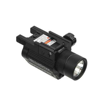 ПІДСТВОЛОВИЙ ЛІХТАР/ЛАЗЕР (2 В 1) VECTOR OPTICS DOUBLECROSS COMPACT RED LASER