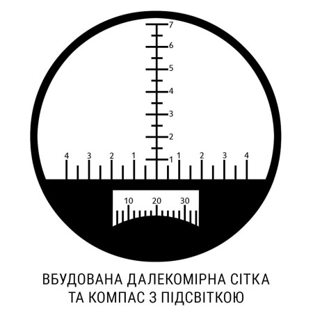 Бінокль SIGETA Admiral 7x50 Military floating/compass/reticle морський