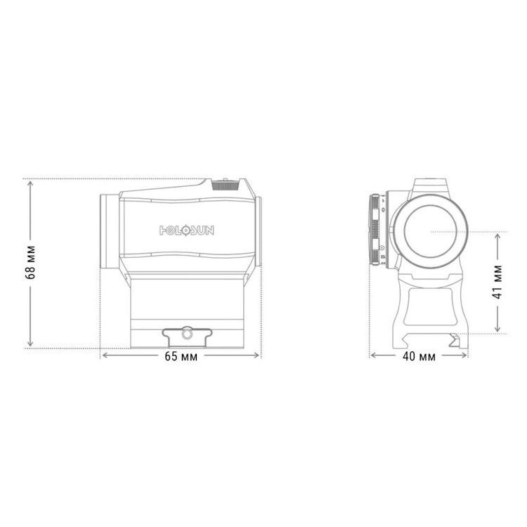 Коліматорний приціл HOLOSUN HS503R